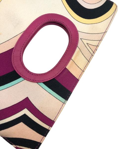 Emilio Pucci（エミリオ プッチ）Emilio Pucci (エミリオ プッチ) クラッチバッグ アイボリーの古着・服飾アイテム