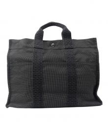 HERMES（エルメス）の古着「トートバッグ　エールライン」｜グレー