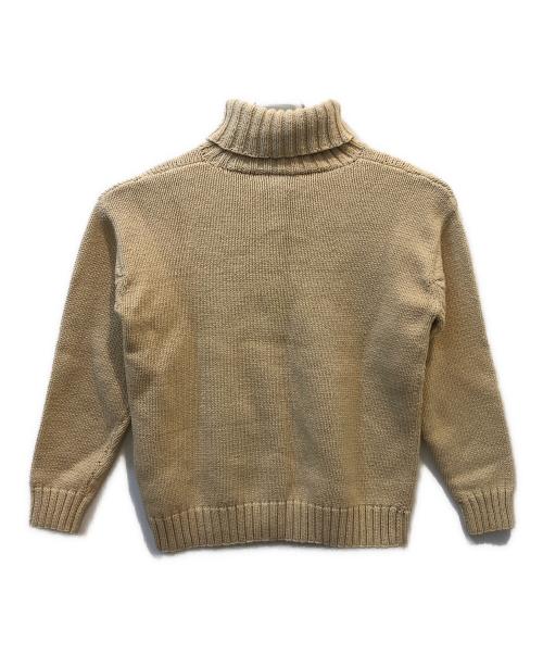 LAUREN RALPH LAUREN（ローレンラルフローレン）LAUREN RALPH LAUREN (ローレンラルフローレン) 薄手ニット　犬柄 90S ベージュ サイズ:Sの古着・服飾アイテム