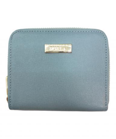 中古・古着通販】FURLA (フルラ) 2つ折り財布 スカイブルー｜ブランド