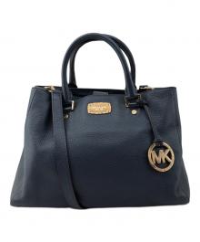 MICHAEL KORS（マイケル・コース）の古着「2WAYショルダーバッグ」｜ネイビー