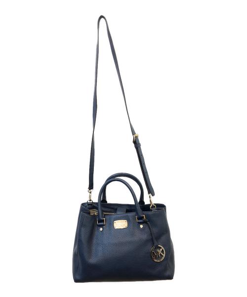 MICHAEL KORS（マイケル・コース）MICHAEL KORS (マイケル・コース) 2WAYショルダーバッグ ネイビー サイズ:記載なしの古着・服飾アイテム