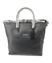 Jaguar（ジャガ）の古着「レザートートバッグ」｜ブラック