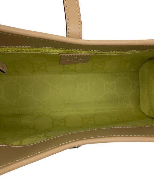 GUCCI（グッチ）GUCCI (グッチ) ハンドバッグ ベージュの古着・服飾アイテム