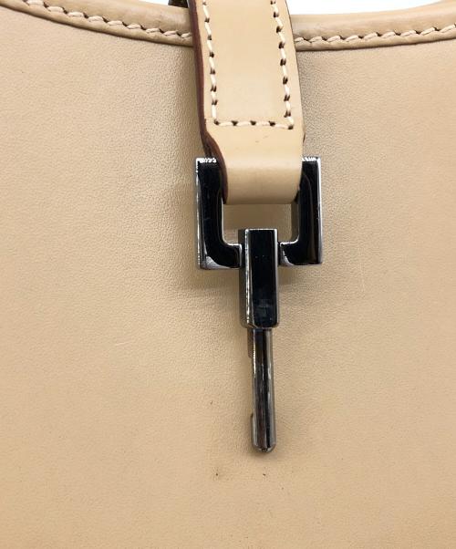 GUCCI（グッチ）GUCCI (グッチ) ハンドバッグ ベージュの古着・服飾アイテム