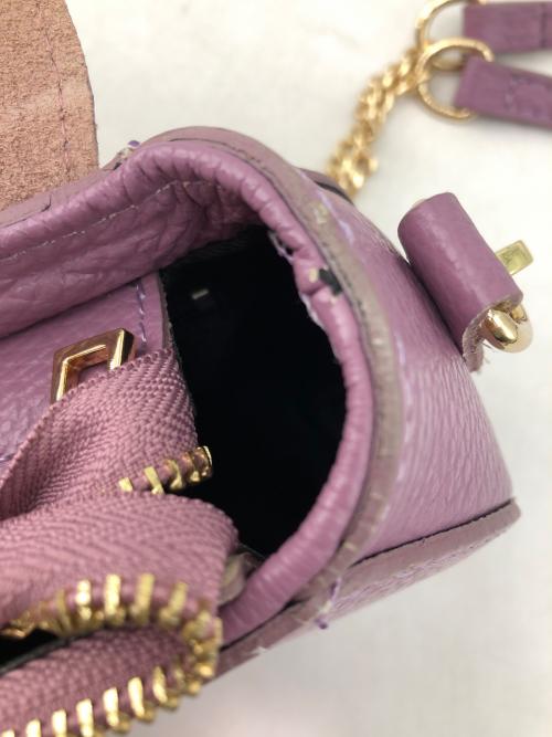 AULENTTI（オウレンティ）AULENTTI (オウレンティ) チェーンショルダーバッグ ピンクの古着・服飾アイテム