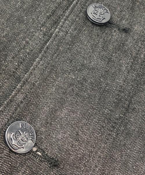 waiper（ワイパー）WAIPER (ワイパー) M-43 デニムショールカラージャケット ブラック サイズ:XLの古着・服飾アイテム