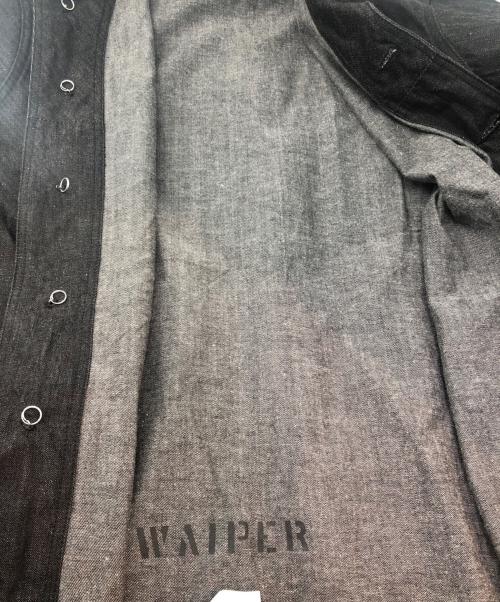 waiper（ワイパー）WAIPER (ワイパー) M-43 デニムショールカラージャケット ブラック サイズ:XLの古着・服飾アイテム