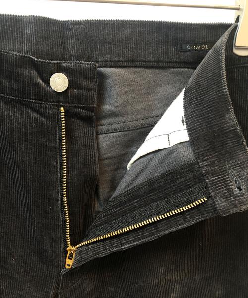 COMOLI（コモリ）COMOLI (コモリ) コーデュロイパンツ ブラック サイズ:3の古着・服飾アイテム