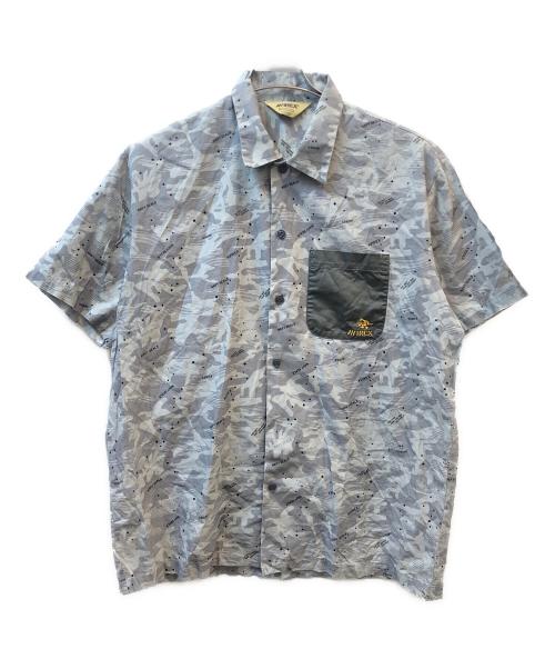 AVIREX（アヴィレックス）AVIREX (アヴィレックス) 半袖シャツ グレー サイズ:XLの古着・服飾アイテム