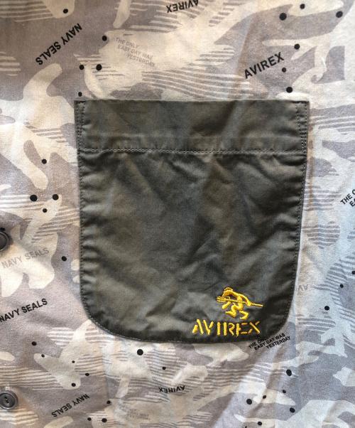 AVIREX（アヴィレックス）AVIREX (アヴィレックス) 半袖シャツ グレー サイズ:XLの古着・服飾アイテム