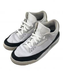 NIKE×FRAGMENT DESIGN（ナイキ×フラグメントデザイン）の古着「AIR JORDAN3 RETRO SP」｜ホワイト×ブラック