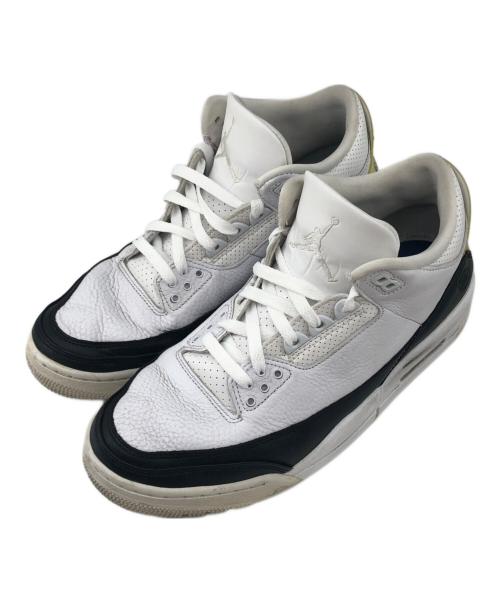 NIKE（ナイキ）NIKE (ナイキ) FRAGMENT DESIGN (フラグメントデザイン) AIR JORDAN3 RETRO SP ホワイト×ブラック サイズ:27.5cmの古着・服飾アイテム