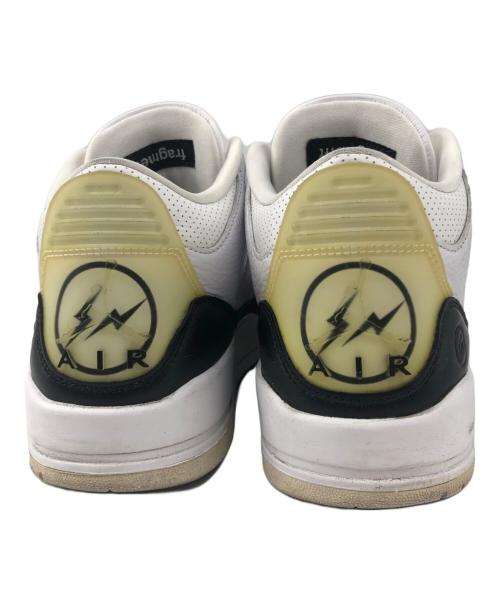 NIKE（ナイキ）NIKE (ナイキ) FRAGMENT DESIGN (フラグメントデザイン) AIR JORDAN3 RETRO SP ホワイト×ブラック サイズ:27.5cmの古着・服飾アイテム