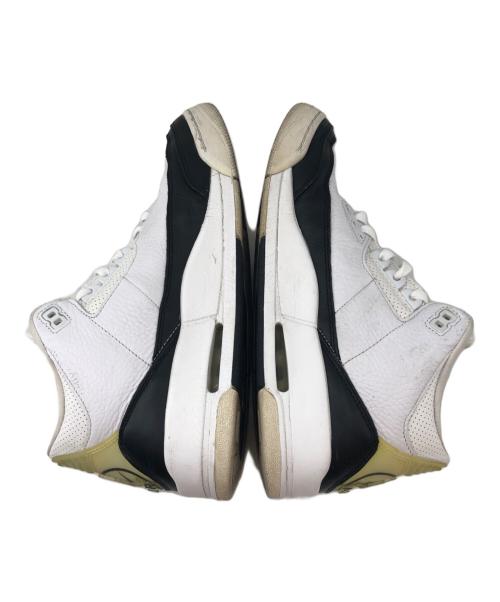 NIKE（ナイキ）NIKE (ナイキ) FRAGMENT DESIGN (フラグメントデザイン) AIR JORDAN3 RETRO SP ホワイト×ブラック サイズ:27.5cmの古着・服飾アイテム