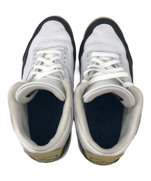 NIKE（ナイキ）NIKE (ナイキ) FRAGMENT DESIGN (フラグメントデザイン) AIR JORDAN3 RETRO SP ホワイト×ブラック サイズ:27.5cmの古着・服飾アイテム