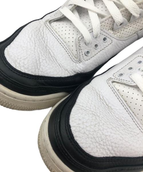 NIKE（ナイキ）NIKE (ナイキ) FRAGMENT DESIGN (フラグメントデザイン) AIR JORDAN3 RETRO SP ホワイト×ブラック サイズ:27.5cmの古着・服飾アイテム