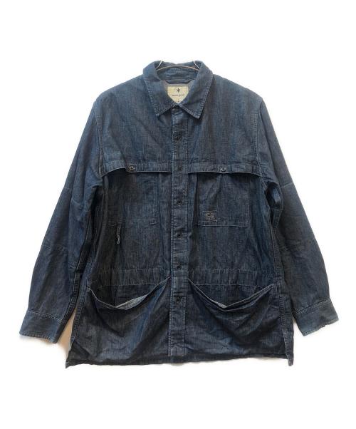 Snow peak（スノーピーク）snow peak (スノーピーク) デニムシャツ　SH-21AU401 インディゴ サイズ:Ｌの古着・服飾アイテム