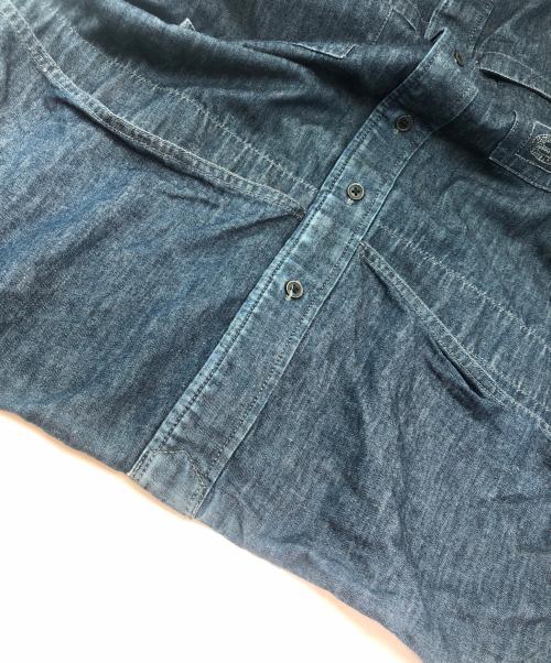 Snow peak（スノーピーク）snow peak (スノーピーク) デニムシャツ　SH-21AU401 インディゴ サイズ:Ｌの古着・服飾アイテム