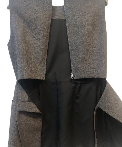 CLANE（クラネ）CLANE (クラネ) ノースリーブブラウス グレー サイズ:１の古着・服飾アイテム