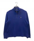 POLO RALPH LAURENポロ・ラルフローレン）の古着「ハーフジップスウェット」｜ブルー