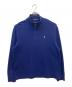 POLO RALPH LAUREN（ポロ・ラルフローレン）の古着「ハーフジップスウェット」｜ブルー