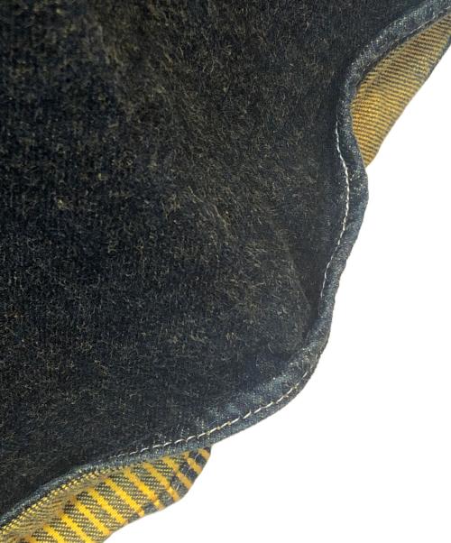 KOJIMA GENES（コジマジーンズ）KOJIMA GENES (コジマジーンズ) ワークジャケット ネイビー×イエロー サイズ:Ｌの古着・服飾アイテム