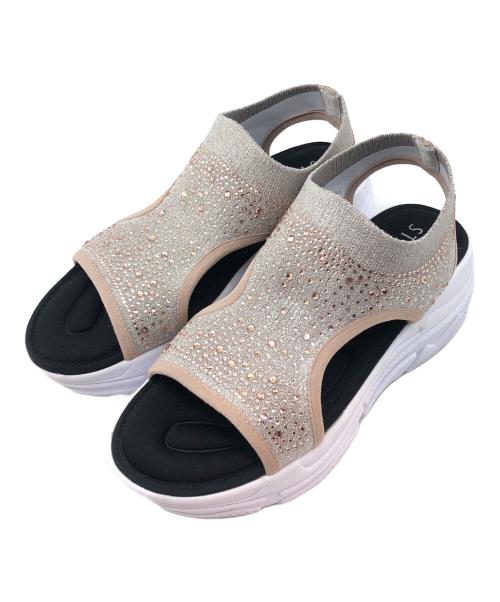 STACCATO（スタッカート）STACCATO (スタッカート) 厚底サンダル ベージュ サイズ: 22cm 未使用品の古着・服飾アイテム