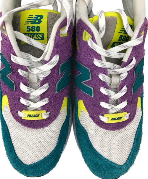 NEW BALANCE（ニューバランス）NEW BALANCE (ニューバランス) スニーカー グリーン×パープル サイズ:27.5cmの古着・服飾アイテム