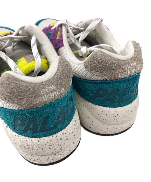NEW BALANCE（ニューバランス）NEW BALANCE (ニューバランス) スニーカー グリーン×パープル サイズ:27.5cmの古着・服飾アイテム
