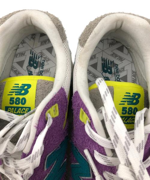 NEW BALANCE（ニューバランス）NEW BALANCE (ニューバランス) スニーカー グリーン×パープル サイズ:27.5cmの古着・服飾アイテム