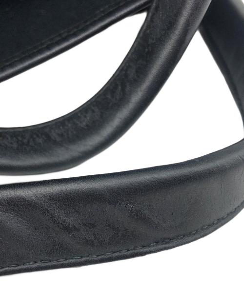 BALENCIAGA（バレンシアガ）BALENCIAGA (バレンシアガ) キャンバストートバッグ　ネイビーカバスS ホワイト×ブラックの古着・服飾アイテム