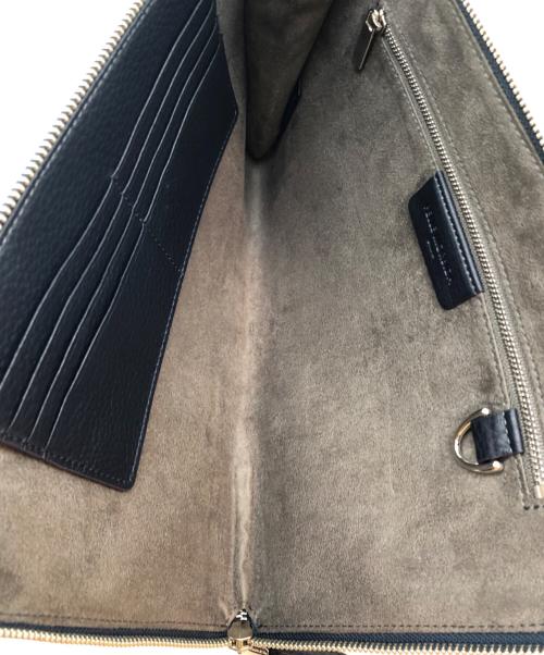 PELLE MORBIDA（ペッレモルビダ）PELLE MORBIDA (ペッレモルビダ) クラッチバッグ ネイビー サイズ:記載なしの古着・服飾アイテム