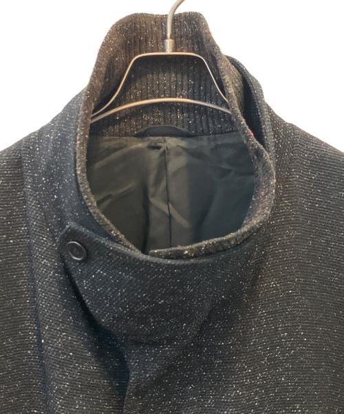 ISSEY MIYAKE MEN（イッセイミヤケメン）ISSEY MIYAKE MEN (イッセイミヤケメン) ツイードコート ブラック サイズ:3の古着・服飾アイテム