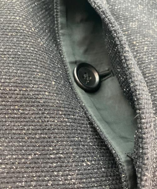ISSEY MIYAKE MEN（イッセイミヤケメン）ISSEY MIYAKE MEN (イッセイミヤケメン) ツイードコート ブラック サイズ:3の古着・服飾アイテム