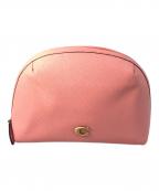 COACHコーチ）の古着「ポーチジュリエンヌ コスメティック ケース 17」｜ピンク