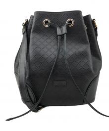 GUCCI（グッチ）の古着「巾着ショルダーバッグ」｜ブラック