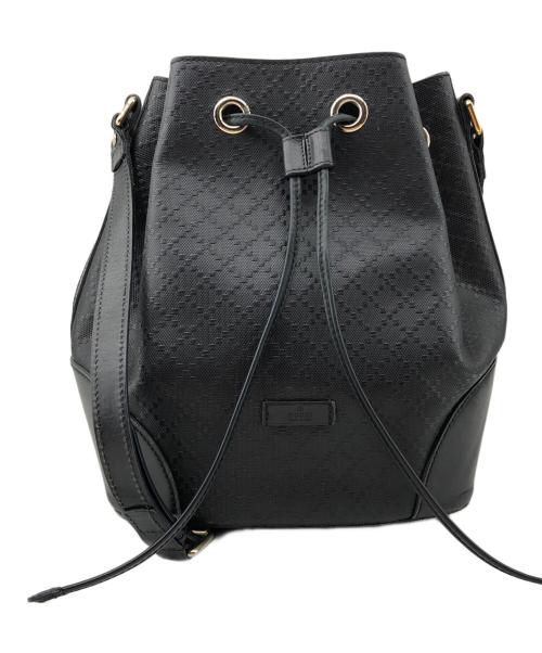 GUCCI（グッチ）GUCCI (グッチ) 巾着ショルダーバッグ ブラック サイズ:不明の古着・服飾アイテム