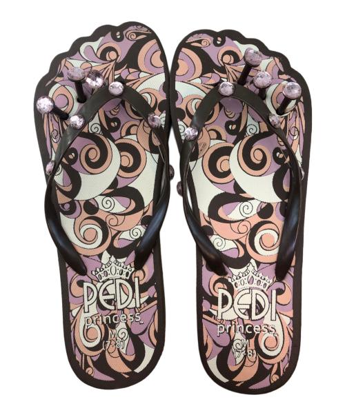 PEDI（ペディ）PEDI (ペディ) ビーチサンダル ブラウン サイズ:不明の古着・服飾アイテム