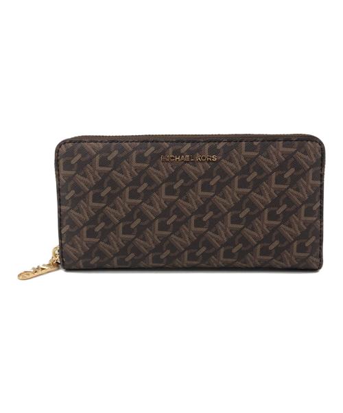 MICHAEL KORS（マイケル・コース）MICHAEL KORS (マイケル・コース) 長財布 ブラウンの古着・服飾アイテム