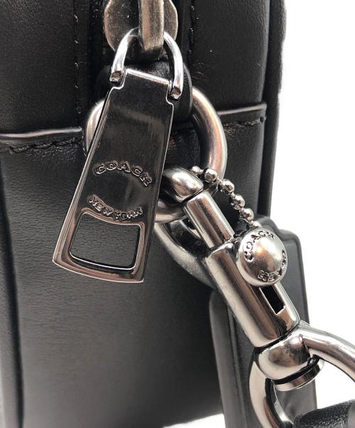 COACH（コーチ）COACH (コーチ) ショルダーバッグ　シグネチャー グレー×ブラックの古着・服飾アイテム