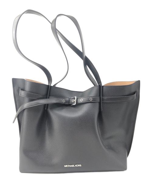 MICHAEL KORS（マイケル・コース）MICHAEL KORS (マイケル・コース) トートバッグ ブラックの古着・服飾アイテム