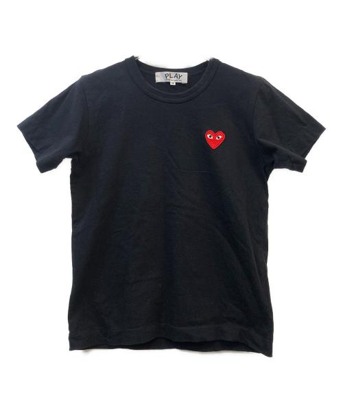 PLAY COMME des GARCONS（プレイコムデギャルソン）PLAY COMME des GARCONS (プレイコムデギャルソン) 半袖Tシャツ ブラック サイズ:Ｍの古着・服飾アイテム
