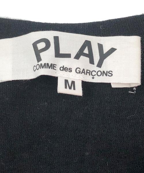 PLAY COMME des GARCONS（プレイコムデギャルソン）PLAY COMME des GARCONS (プレイコムデギャルソン) 半袖Tシャツ ブラック サイズ:Ｍの古着・服飾アイテム