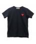 PLAY COMME des GARCONS（プレイコムデギャルソン）の古着「半袖Tシャツ」｜ブラック