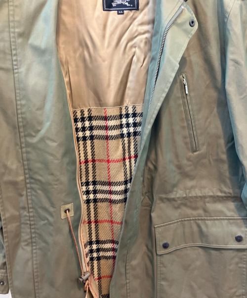 Burberry's（バーバリーズ）Burberry's (バーバリーズ) ライナー付コート 裏ノバチェック グリーン サイズ:LLの古着・服飾アイテム