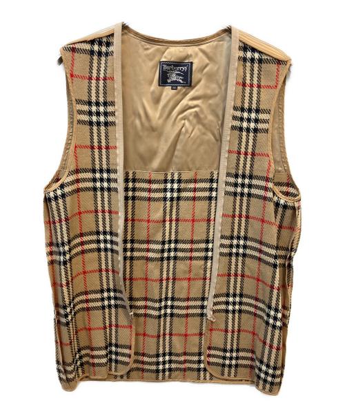 Burberry's（バーバリーズ）Burberry's (バーバリーズ) ライナー付コート 裏ノバチェック グリーン サイズ:LLの古着・服飾アイテム