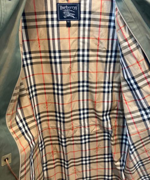Burberry's（バーバリーズ）Burberry's (バーバリーズ) ライナー付コート 裏ノバチェック グリーン サイズ:LLの古着・服飾アイテム