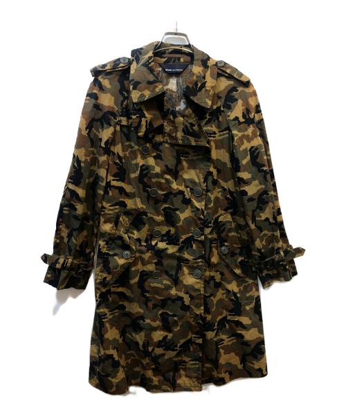 COMME des GARCONS（コムデギャルソン）COMME des GARCONS (コムデギャルソン) トレンチコート　KX-814190 グリーン×ベージュ サイズ:記載なしの古着・服飾アイテム