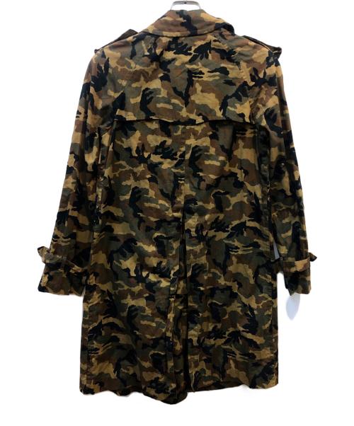 COMME des GARCONS（コムデギャルソン）COMME des GARCONS (コムデギャルソン) トレンチコート　KX-814190 グリーン×ベージュ サイズ:記載なしの古着・服飾アイテム